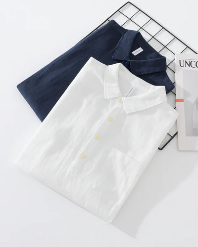 Velrani Kyoto Linen Popover Shirt