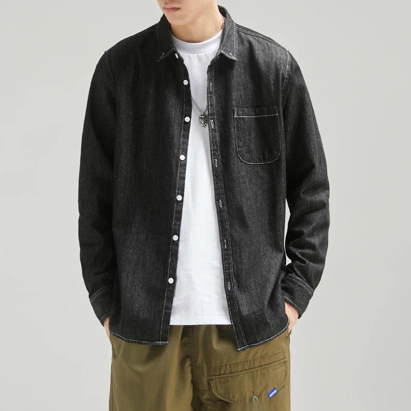 Velrani Havery Cotton-Denim Shirt