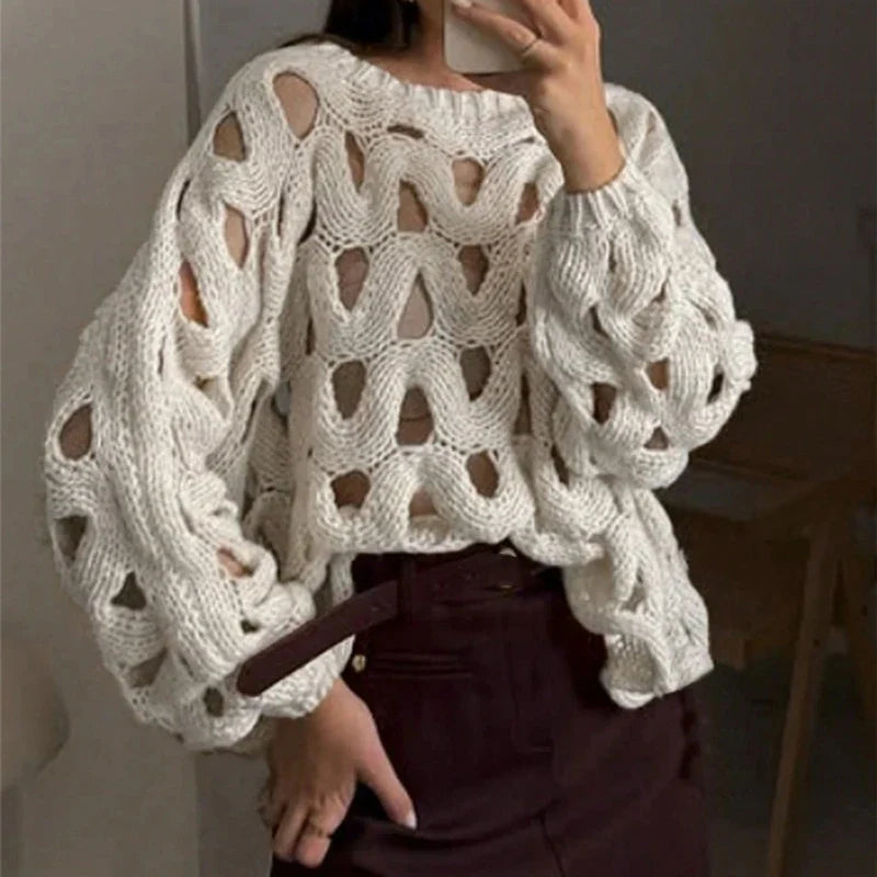 Elegance Knit Sweater by Velrani