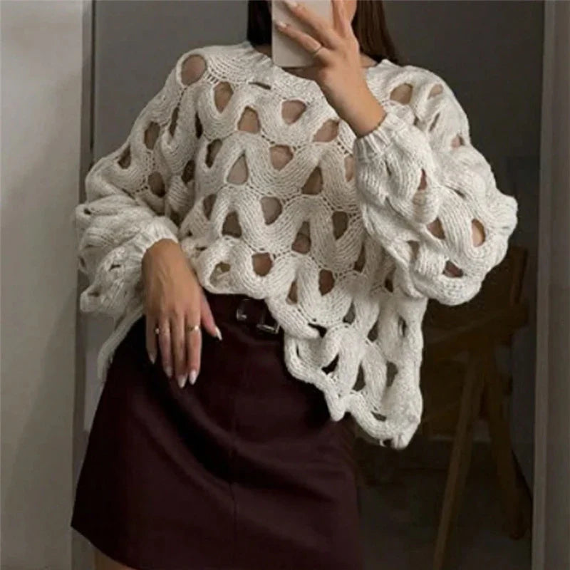 Elegance Knit Sweater by Velrani