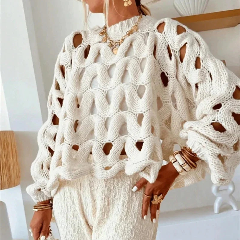 Elegance Knit Sweater by Velrani