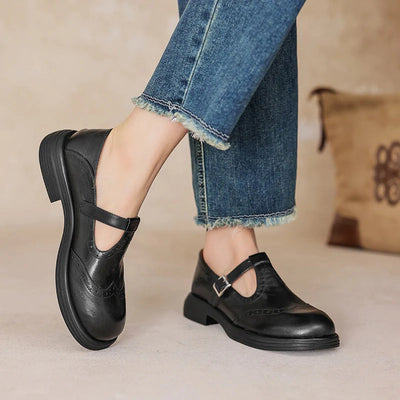 Velrani Sofia | Classic Leather Mary Janes