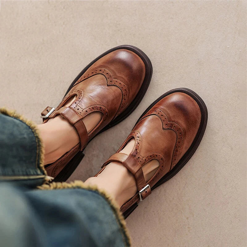 Velrani Sofia | Classic Leather Mary Janes