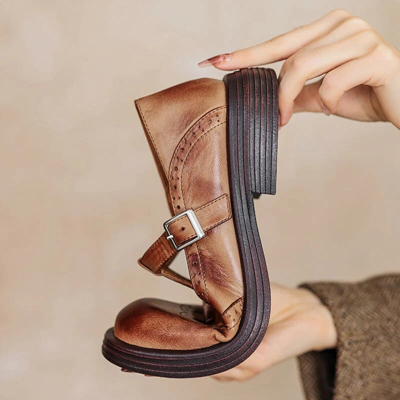 Velrani Sofia | Classic Leather Mary Janes