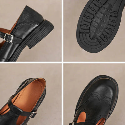 Velrani Sofia | Classic Leather Mary Janes