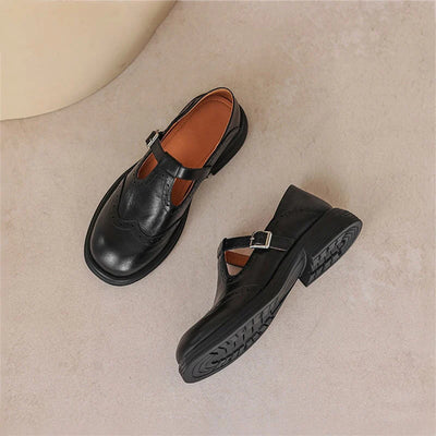 Velrani Sofia | Classic Leather Mary Janes