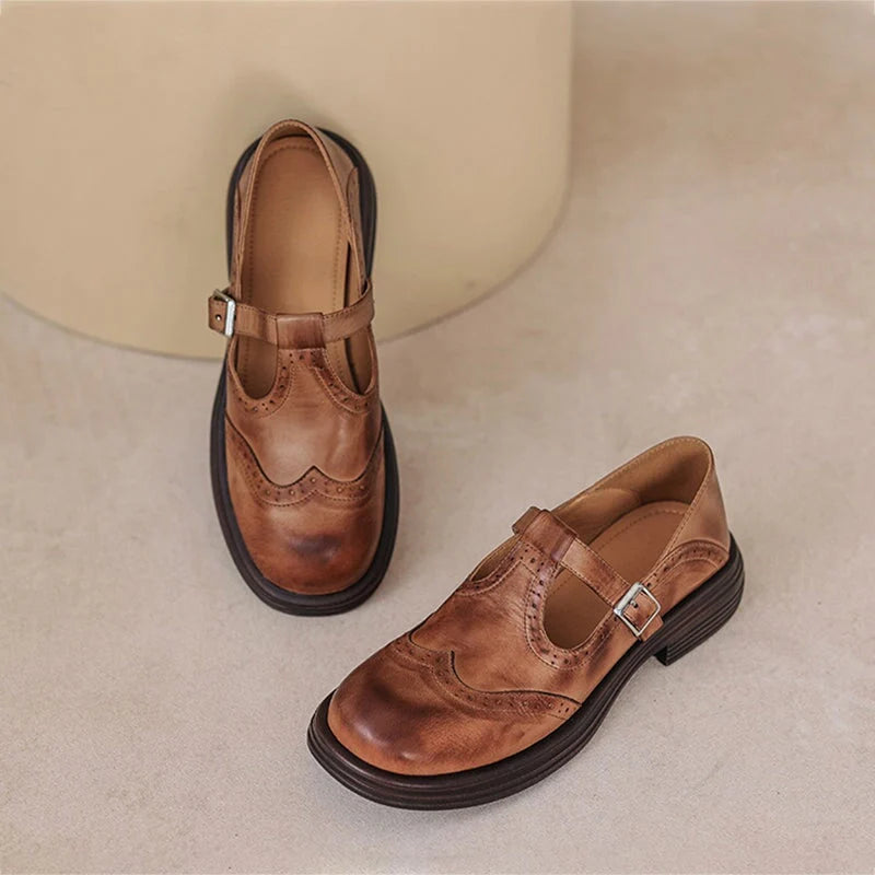Velrani Sofia | Classic Leather Mary Janes