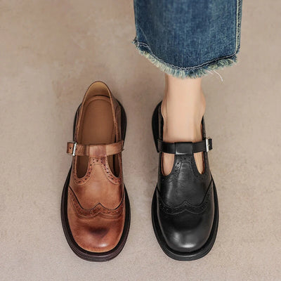 Velrani Sofia | Classic Leather Mary Janes